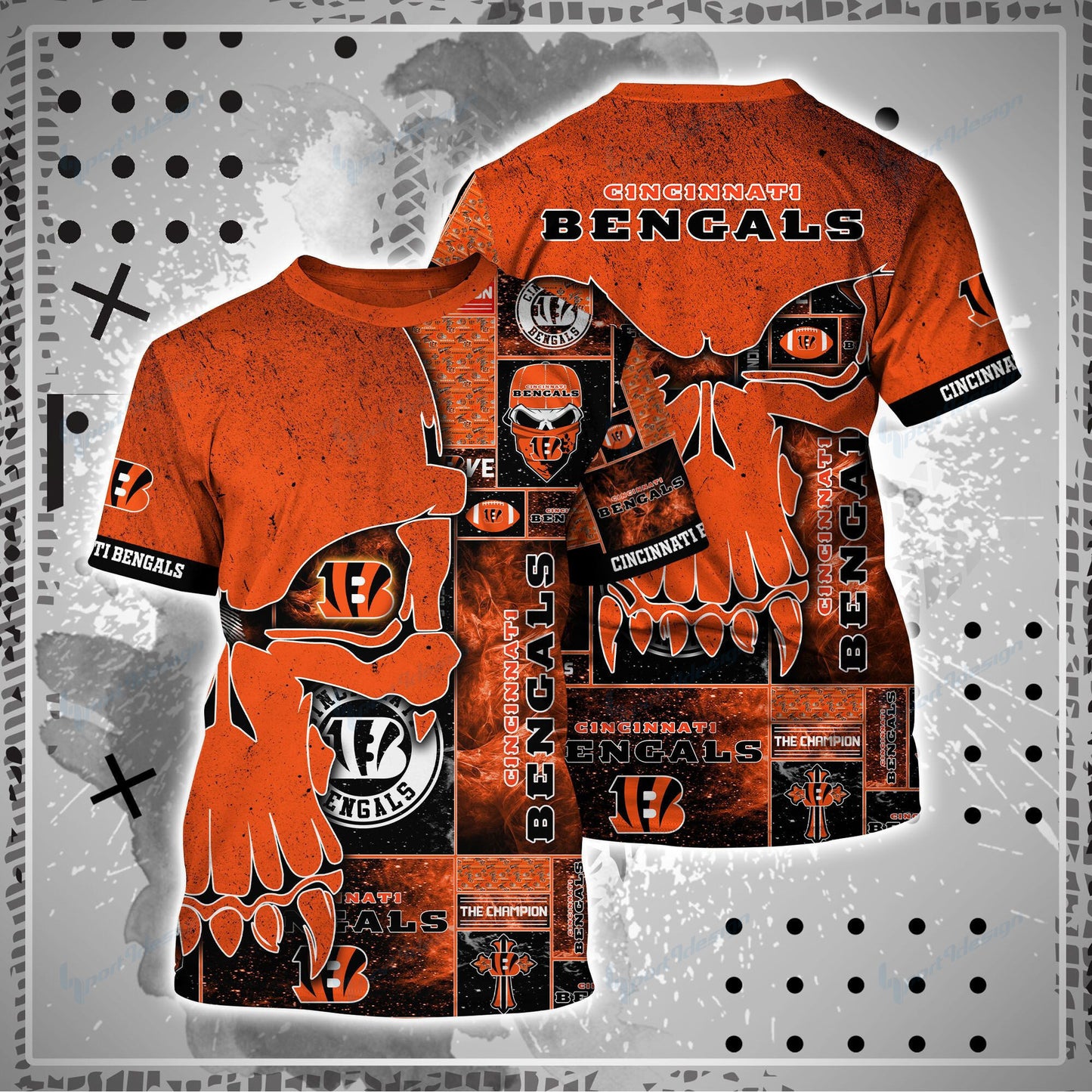 Cincinnati Bengals Shirt and Shorts BG88