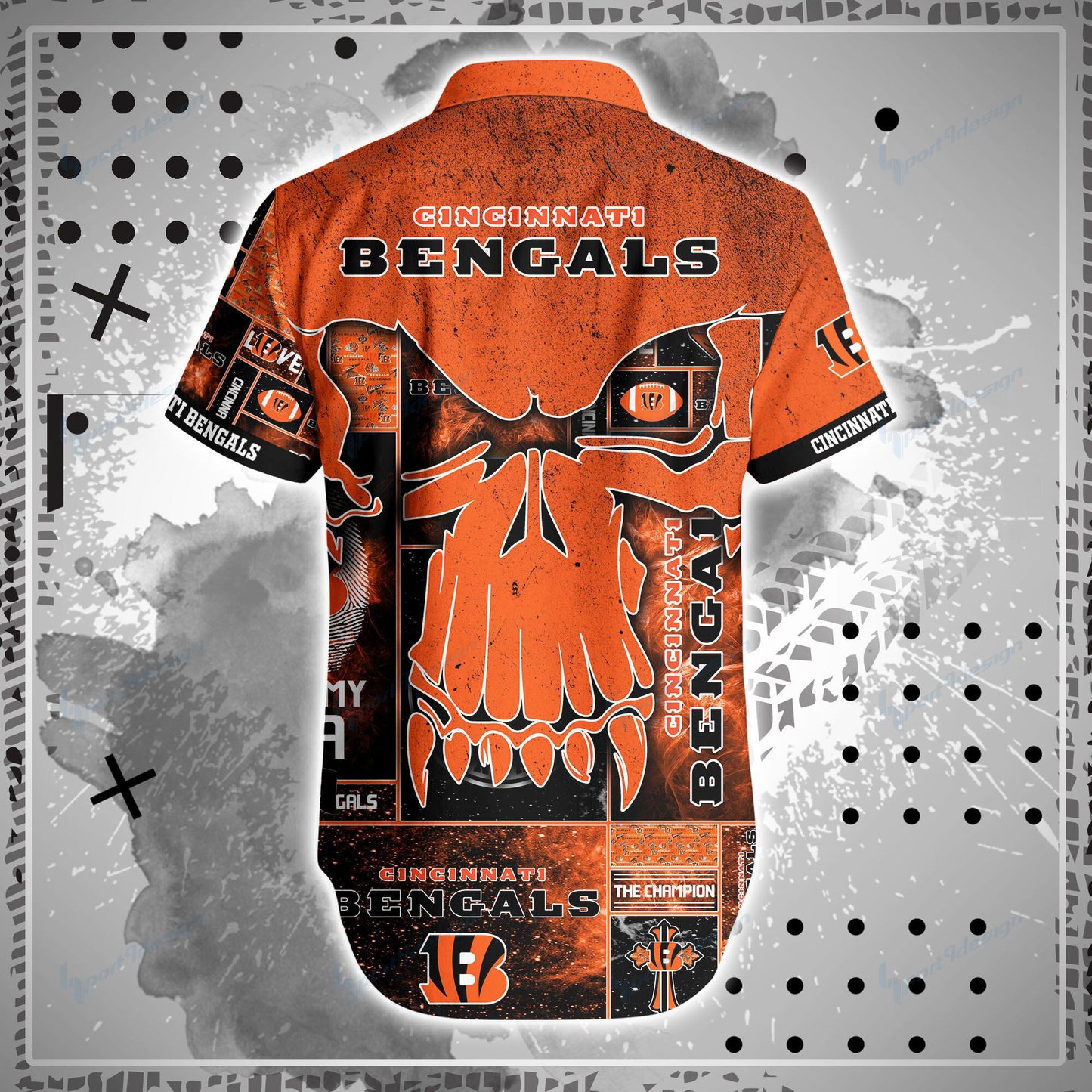 Cincinnati Bengals Shirt and Shorts BG88