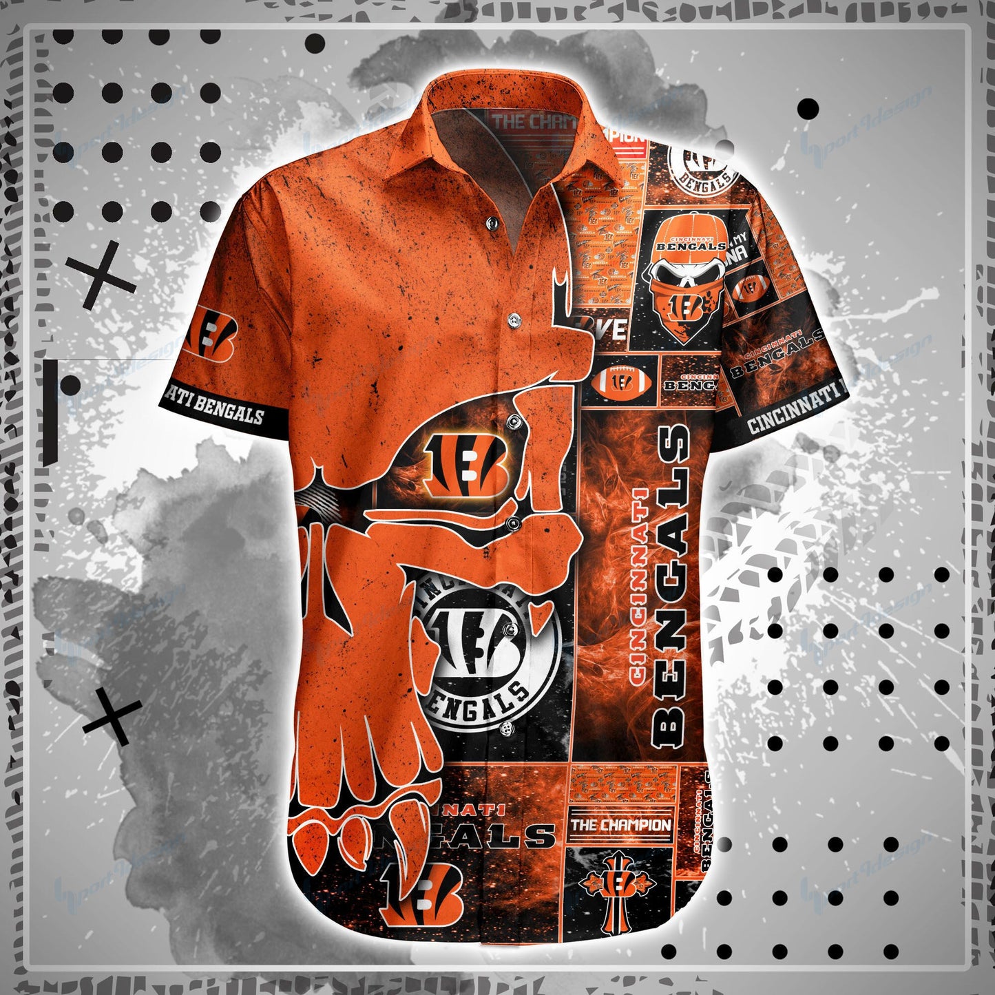 Cincinnati Bengals Shirt and Shorts BG88
