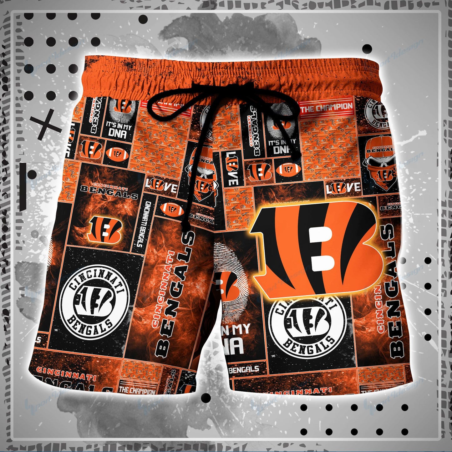 Cincinnati Bengals Shirt and Shorts BG88