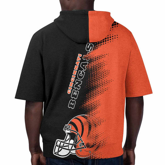 Cincinnati Bengals Short Sleeve Hoodie BG03