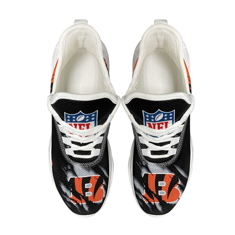 Cincinnati Bengals Sneakers 3D Max Soul Shoes