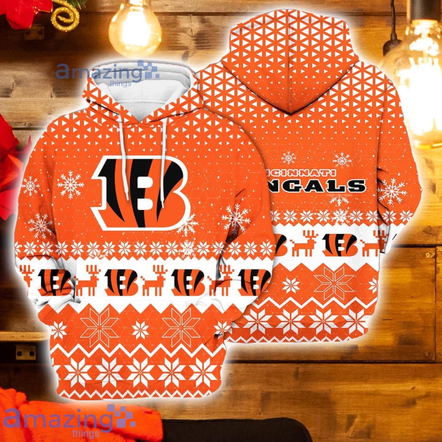 Cincinnati Bengals Christmas Hoodie BBHD862
