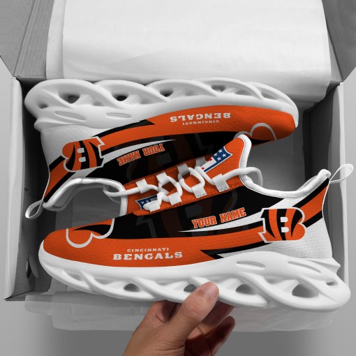 Cincinnati Bengals Personalized Yezy Running Sneakers SPDMS790