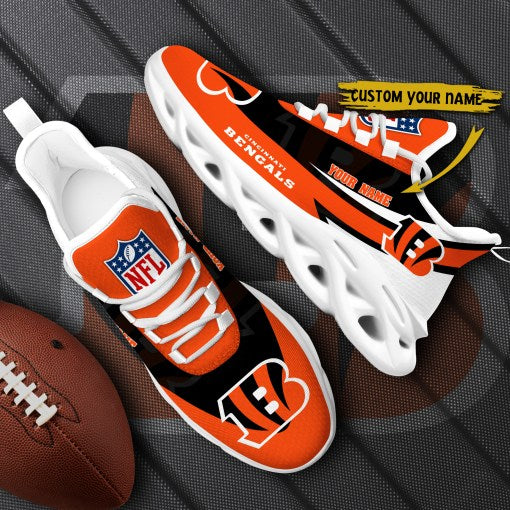 Cincinnati Bengals Personalized Yezy Running Sneakers SPDMS790