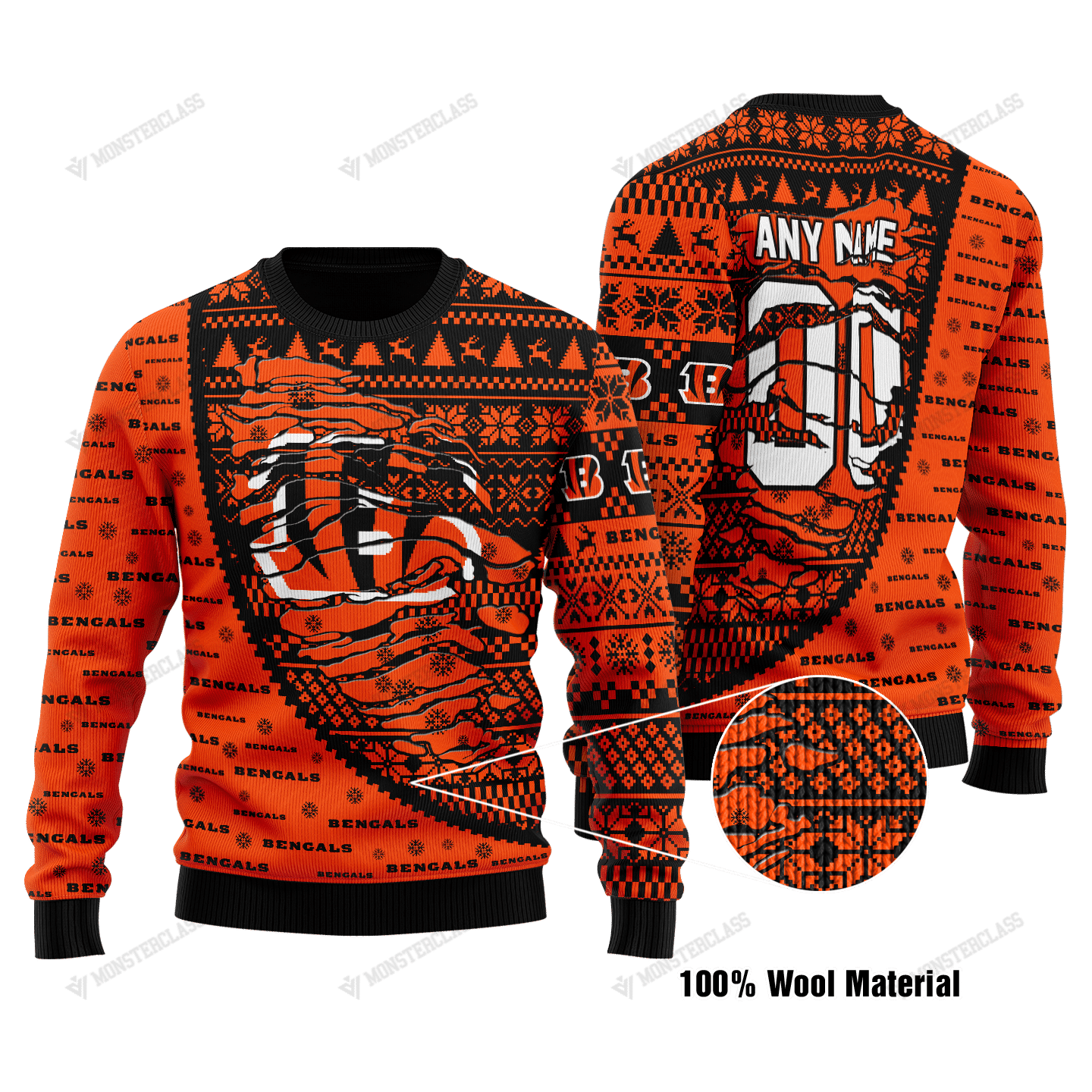 Cincinnati Bengals Woolen Sweater 132