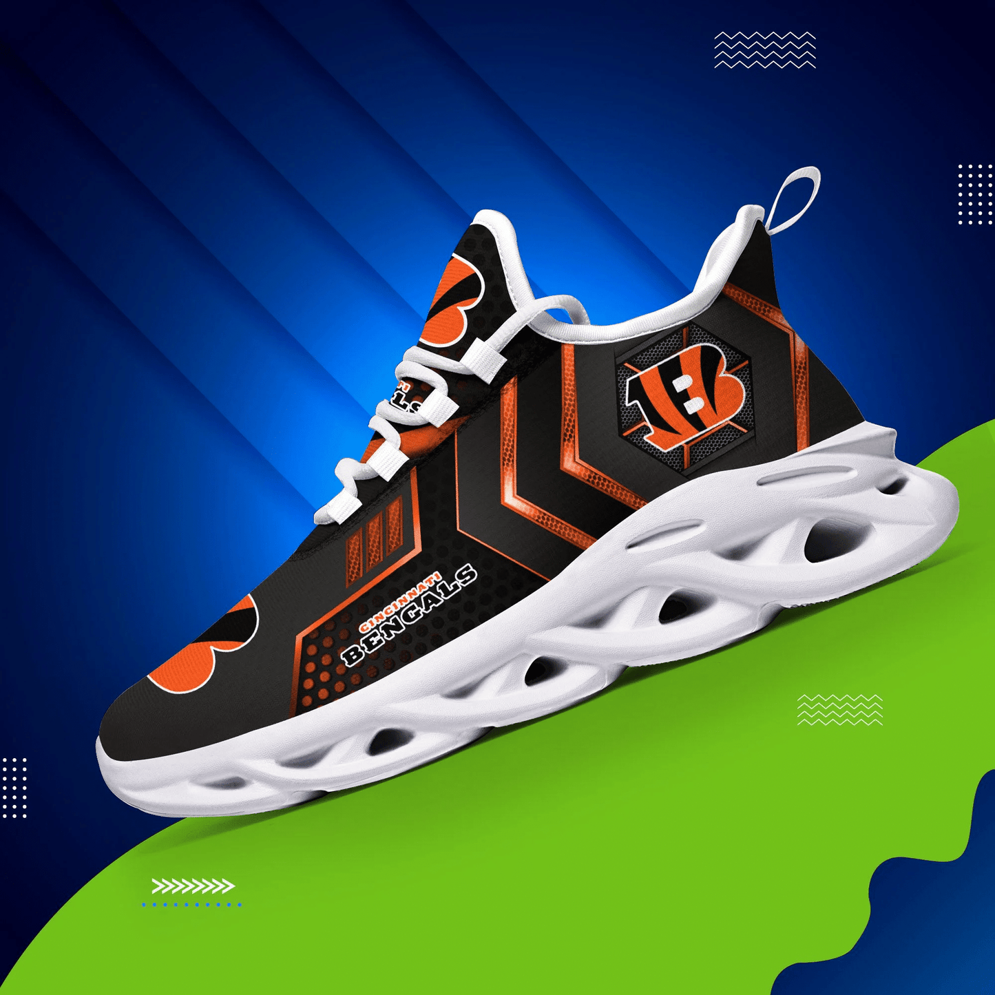 Cincinnati Bengals Yezy Running Sneakers 209