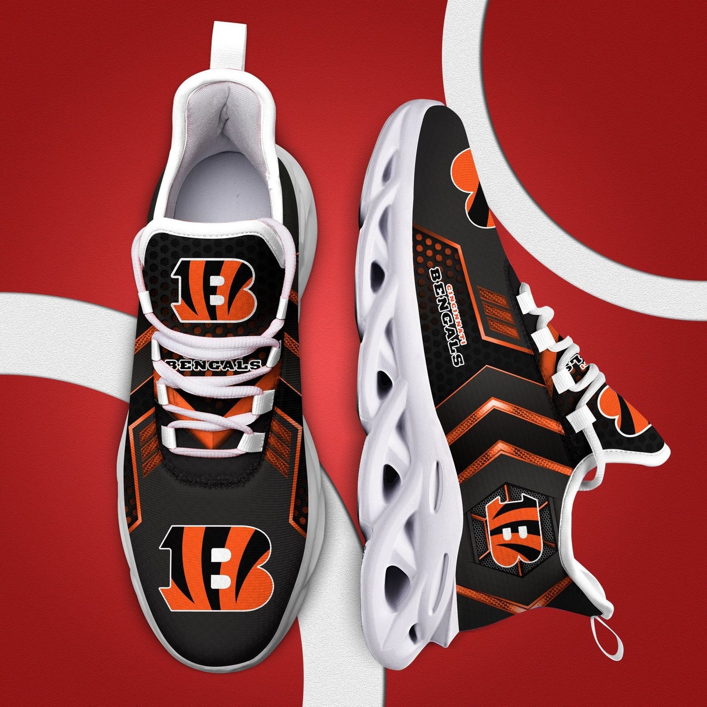 Cincinnati Bengals Yezy Running Sneakers 209