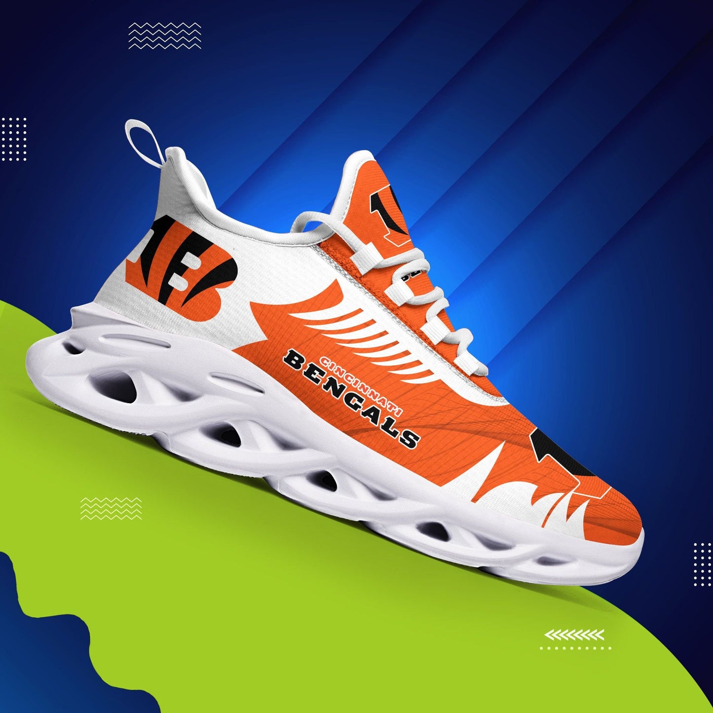 Cincinnati Bengals Yezy Running Sneakers 382