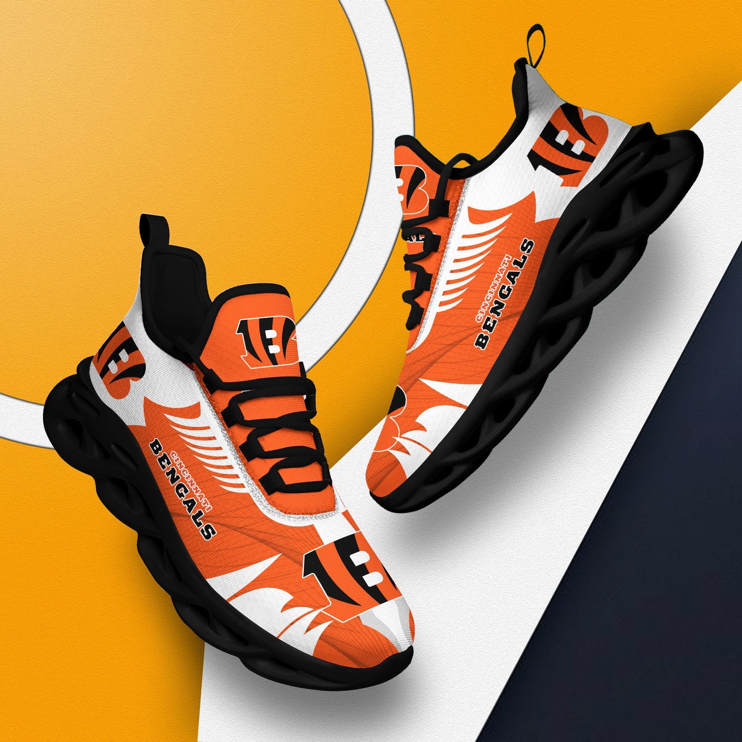 Cincinnati Bengals Yezy Running Sneakers 382