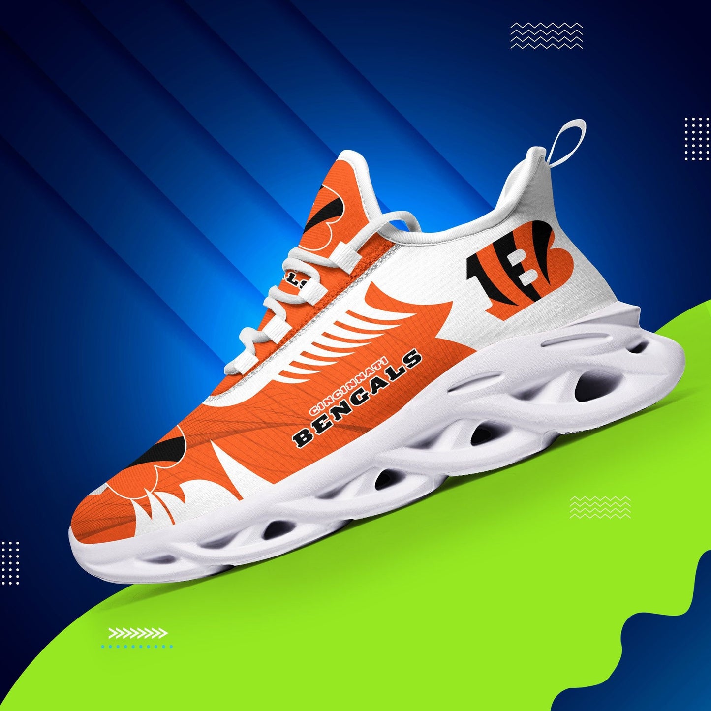 Cincinnati Bengals Yezy Running Sneakers 382