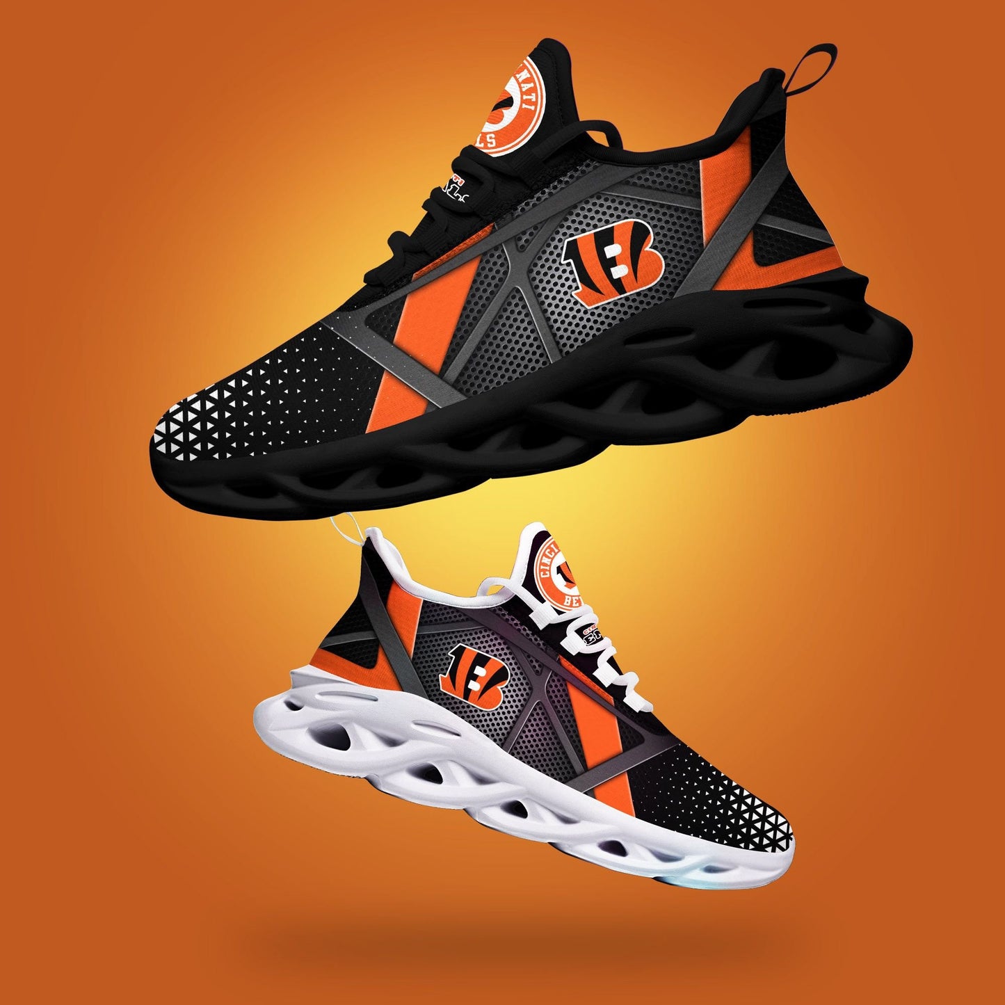 Cincinnati Bengals Yezy Running Sneakers 383
