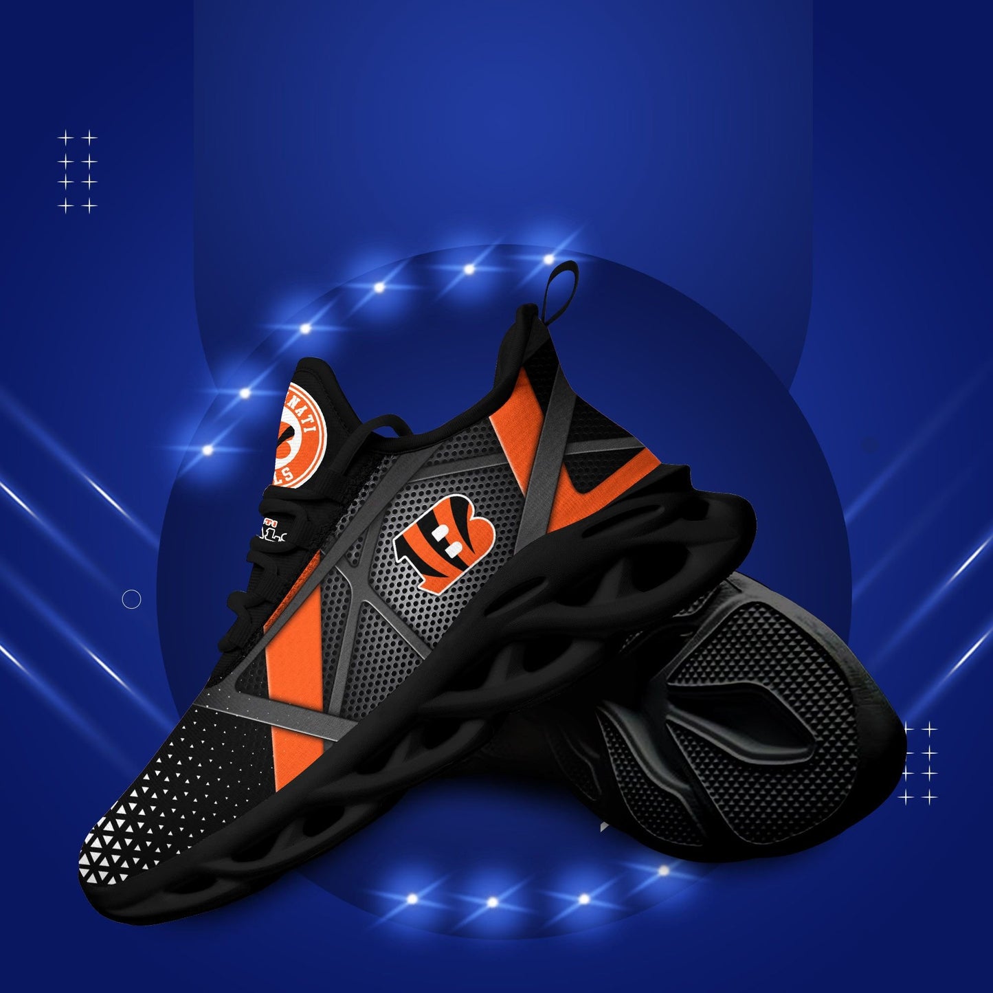 Cincinnati Bengals Yezy Running Sneakers 383