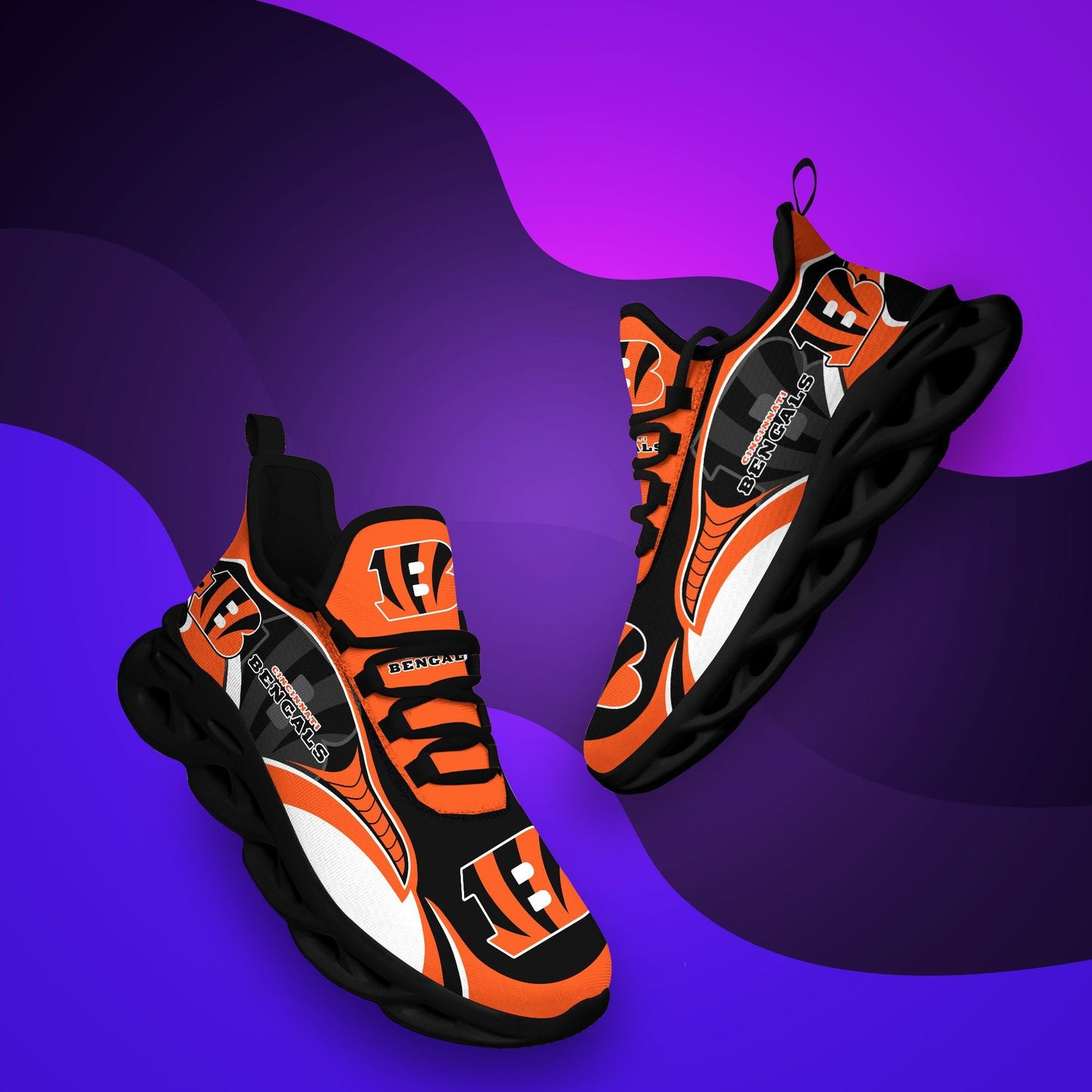 Cincinnati Bengals Yezy Running Sneakers 386
