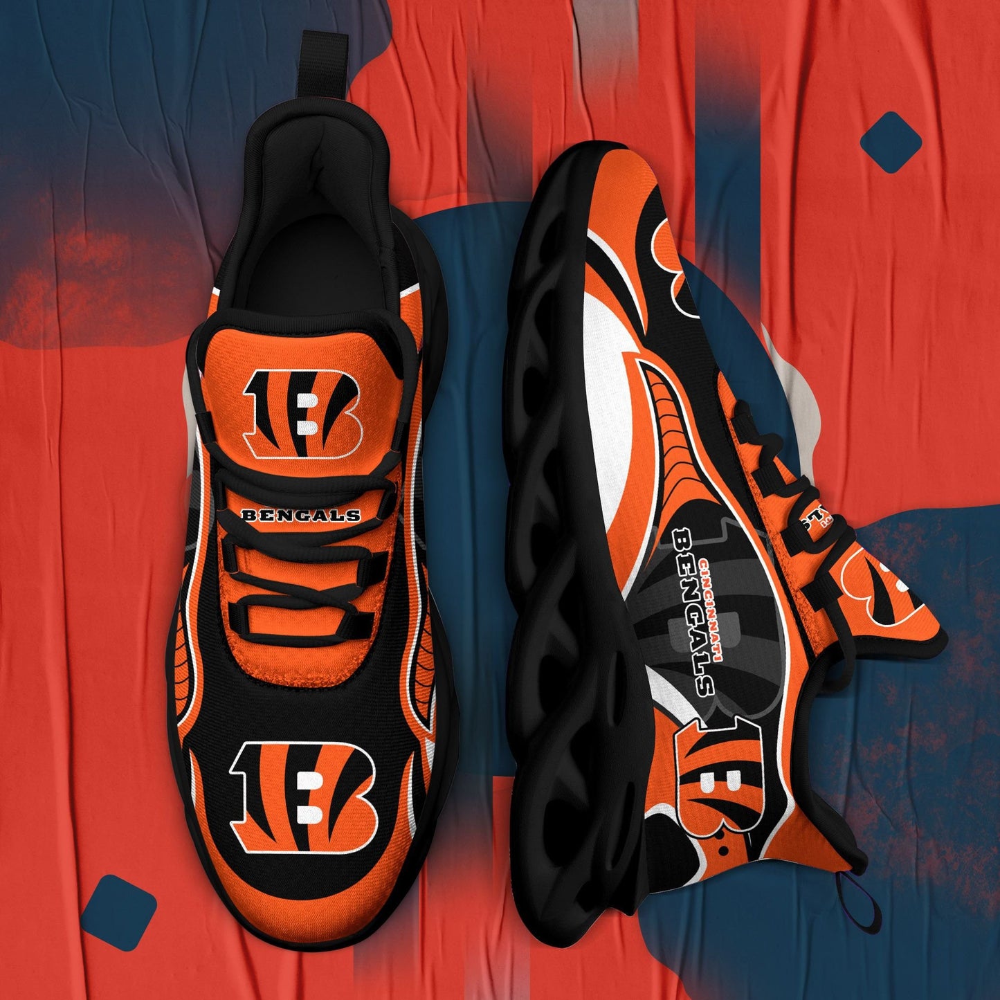 Cincinnati Bengals Yezy Running Sneakers 386