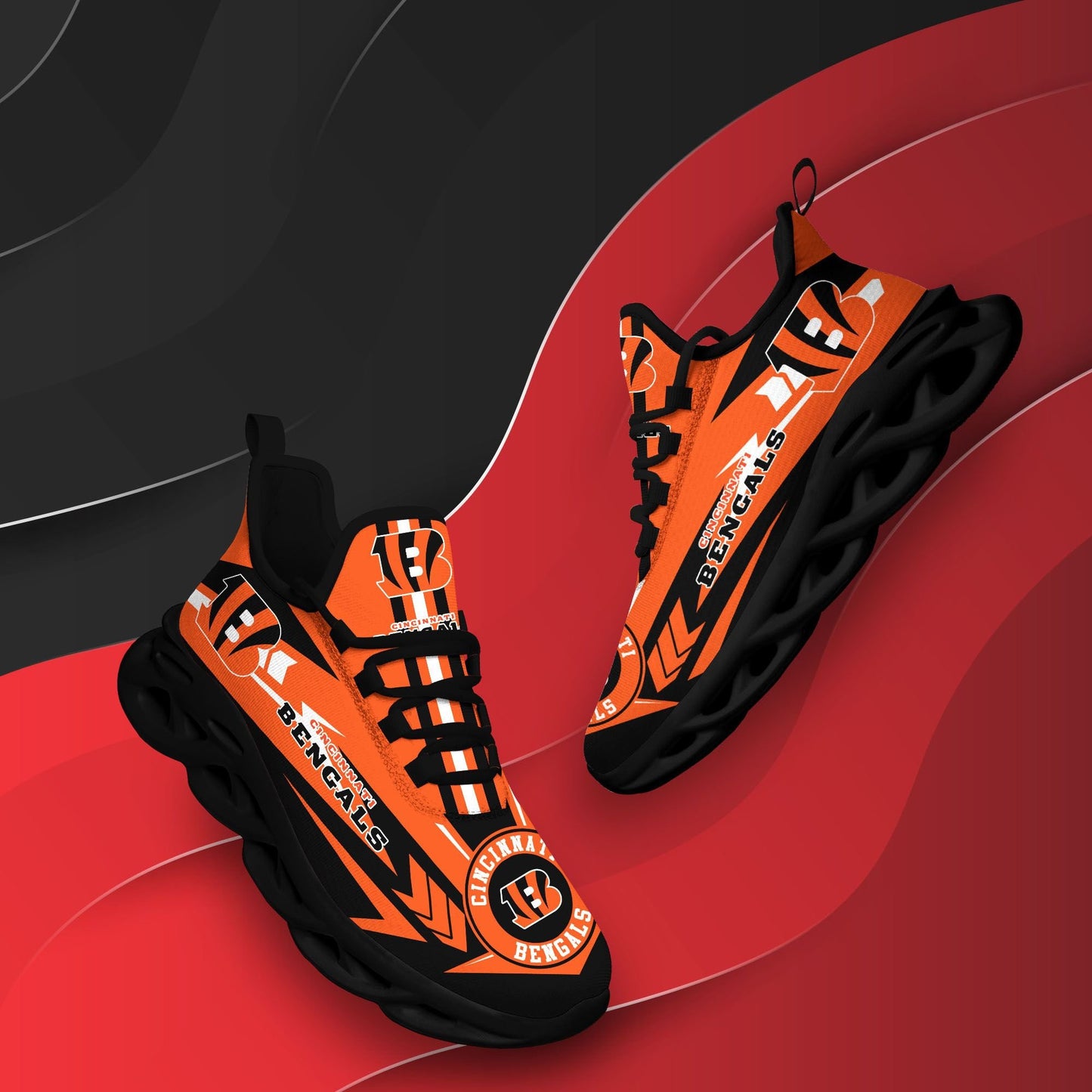 Cincinnati Bengals Yezy Running Sneakers 390