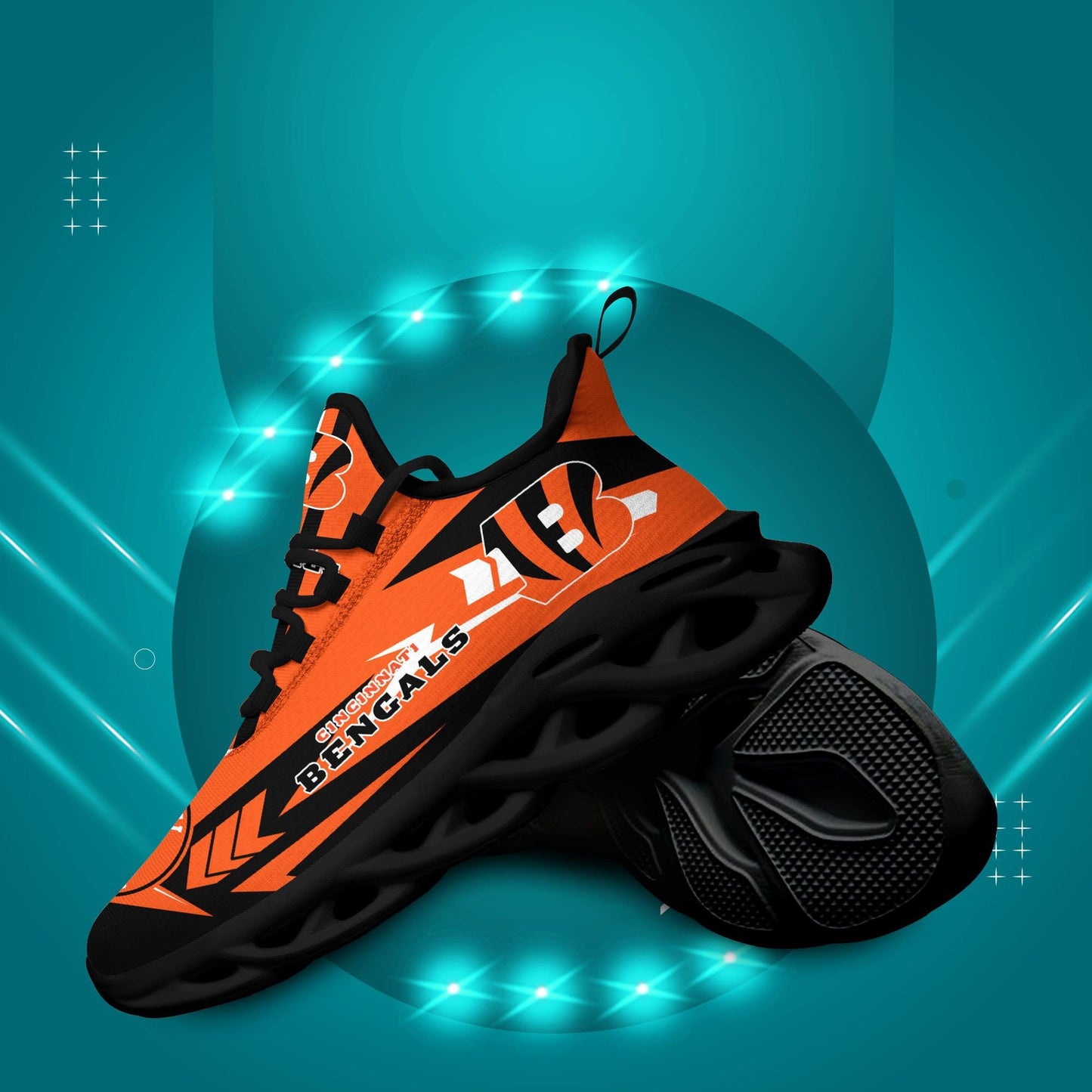 Cincinnati Bengals Yezy Running Sneakers 390