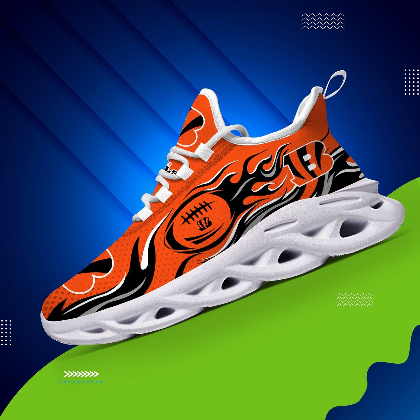 Cincinnati Bengals Yezy Running Sneakers 391