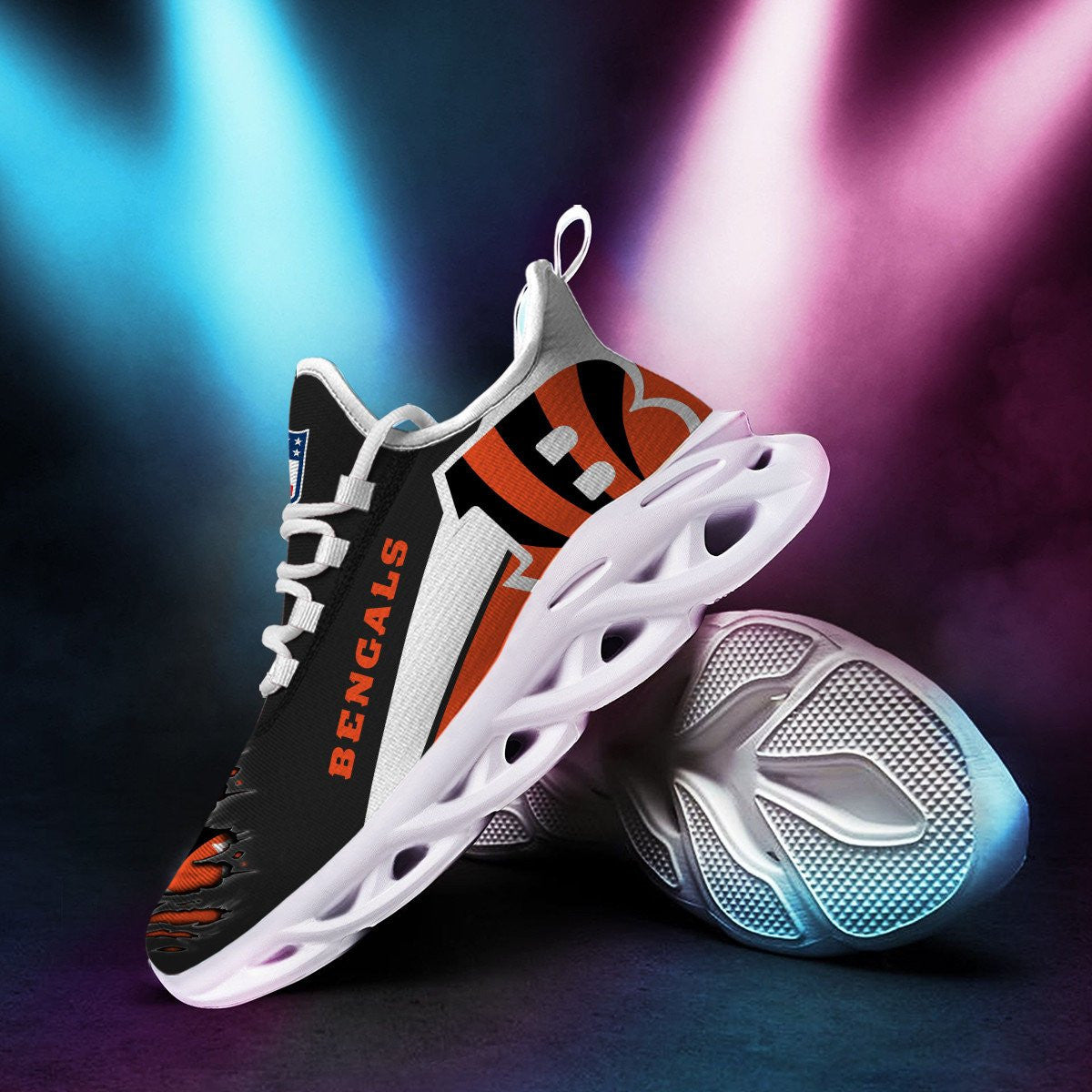Cincinnati Bengals Yezy Running Sneakers 963