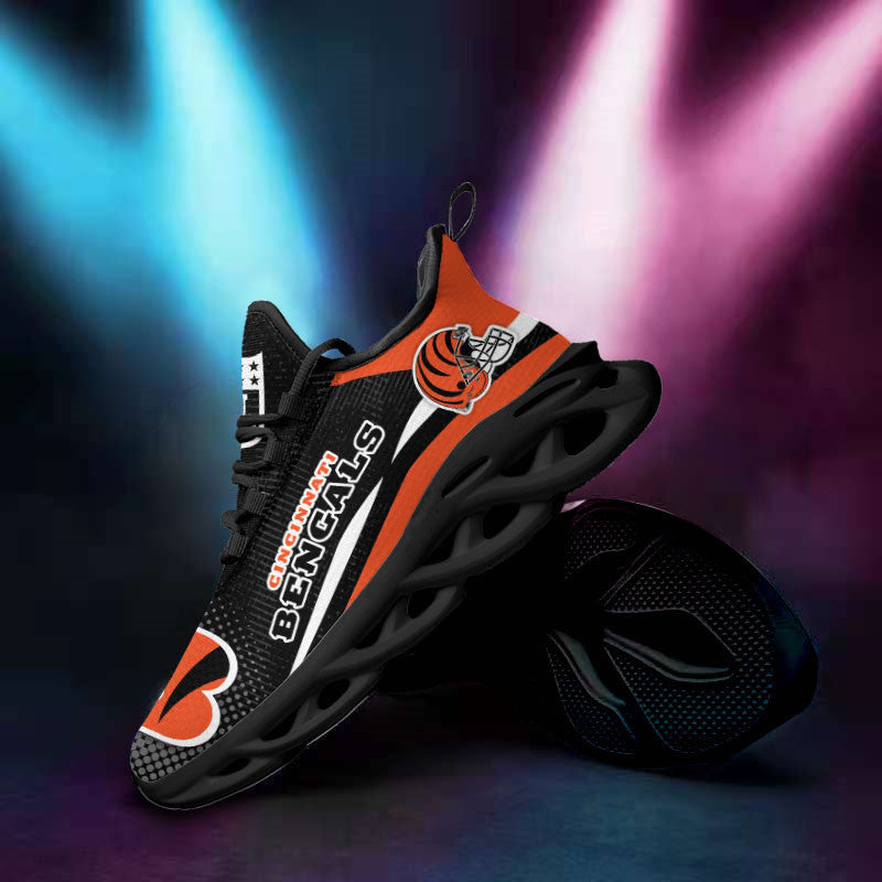 Cincinnati Bengals Yezy Running Sneakers BB63