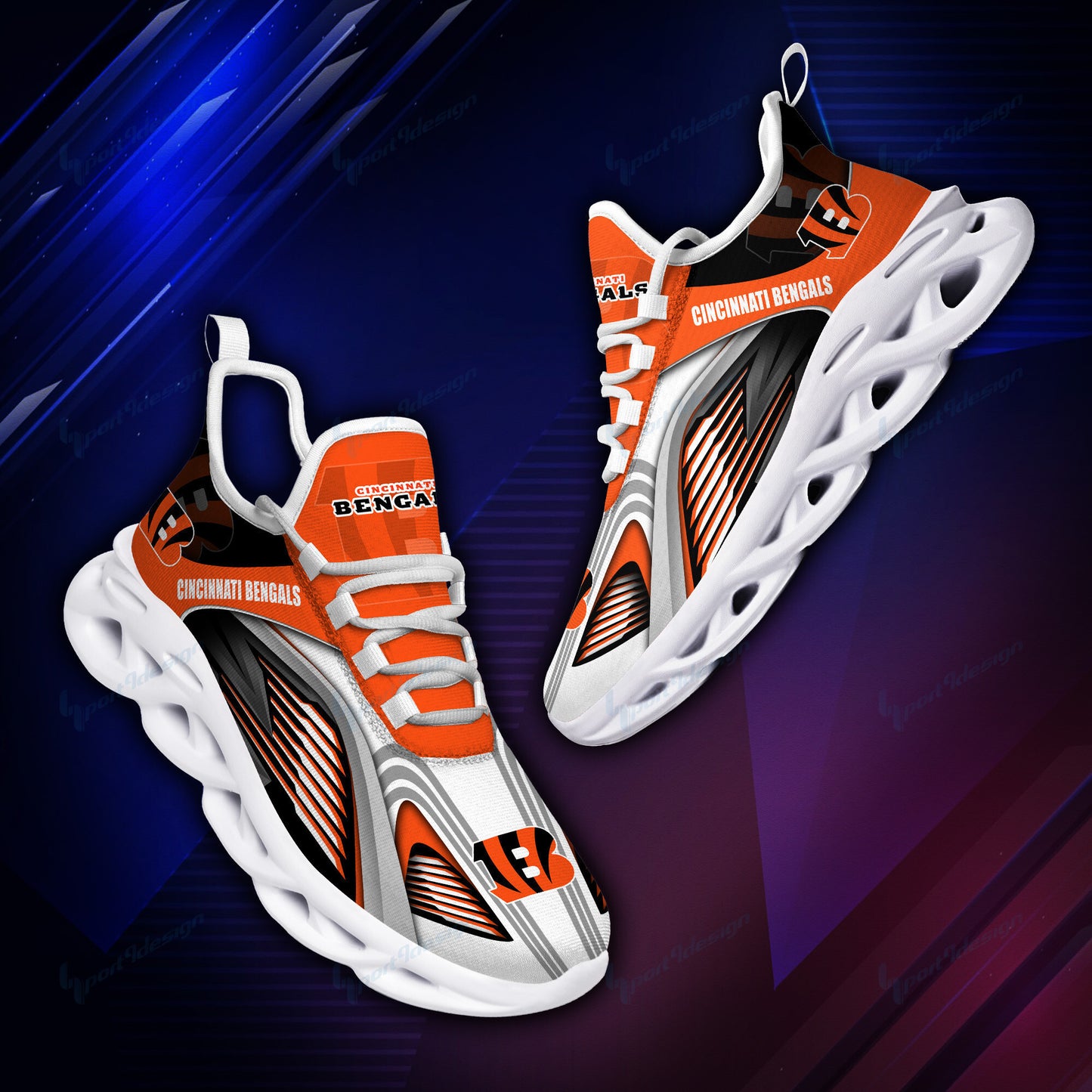 Cincinnati Bengals Yezy Running Sneakers BB953