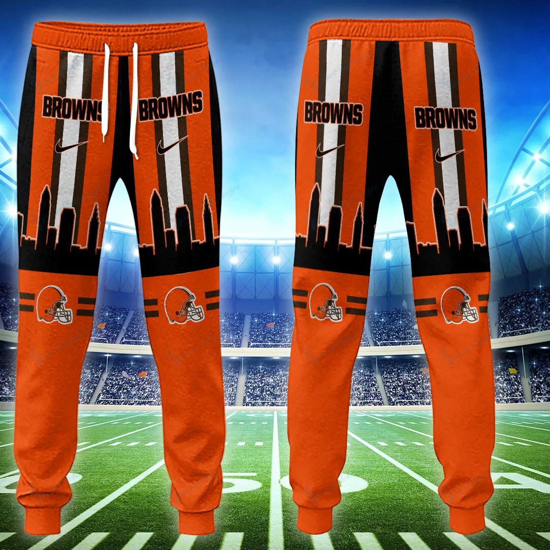 Cleveland Browns Hoodie and Jogger Set BG844