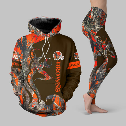 Cleveland Browns Leggings And Hoodie BG39