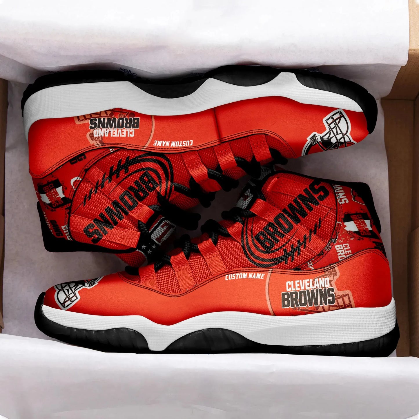 Cleveland Browns Personalized AJD11 Sneakers BG191