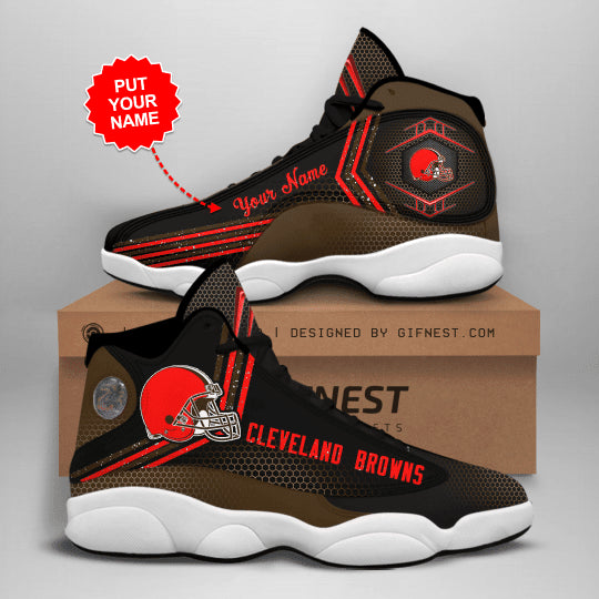 Cleveland Browns Personalized AJD13 Sneakers 1041