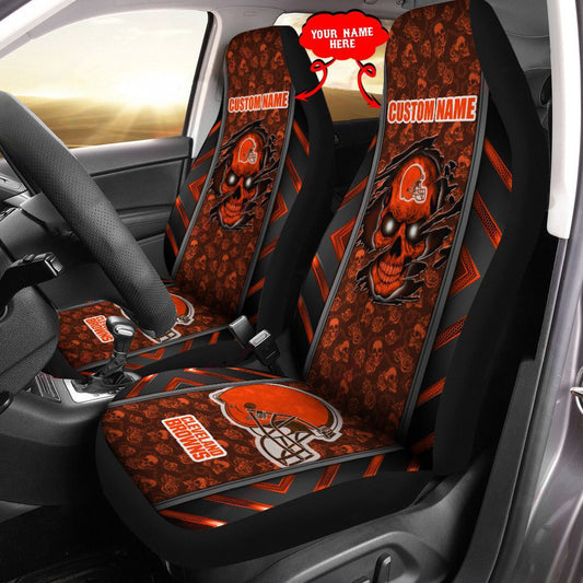 Cleveland Browns Personalized Car Seat Covers BG445