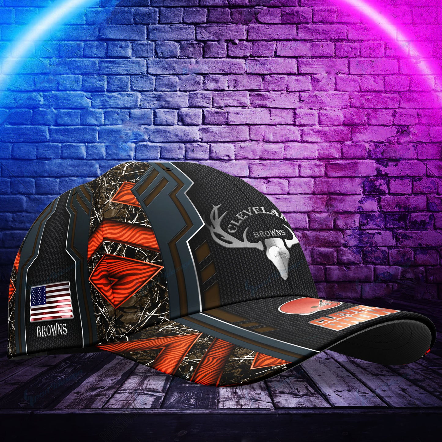 Cleveland Browns Personalized Classic Cap BG451
