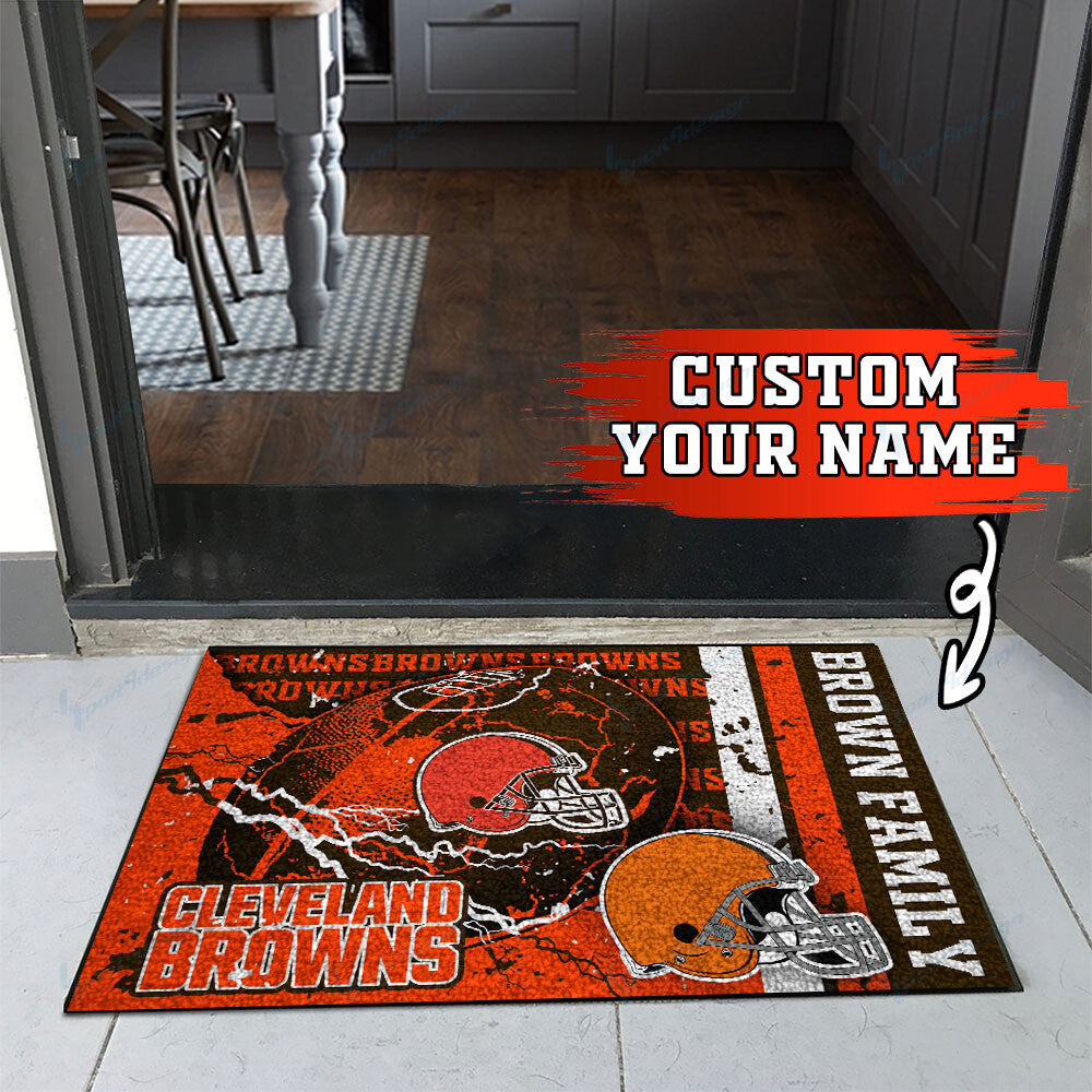 Cleveland Browns Personalized Doormat BG08