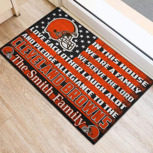 Cleveland Browns Personalized Doormat BG291