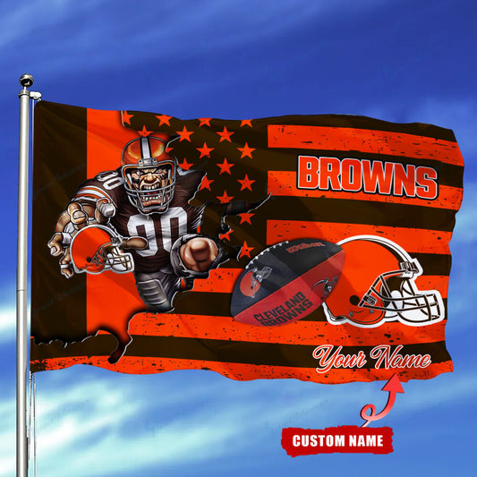 Cleveland Browns Personalized Flag 105