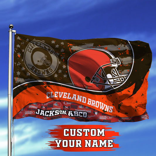 Cleveland Browns Personalized Flag 312