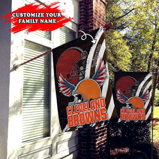 Cleveland Browns Personalized Flag 449