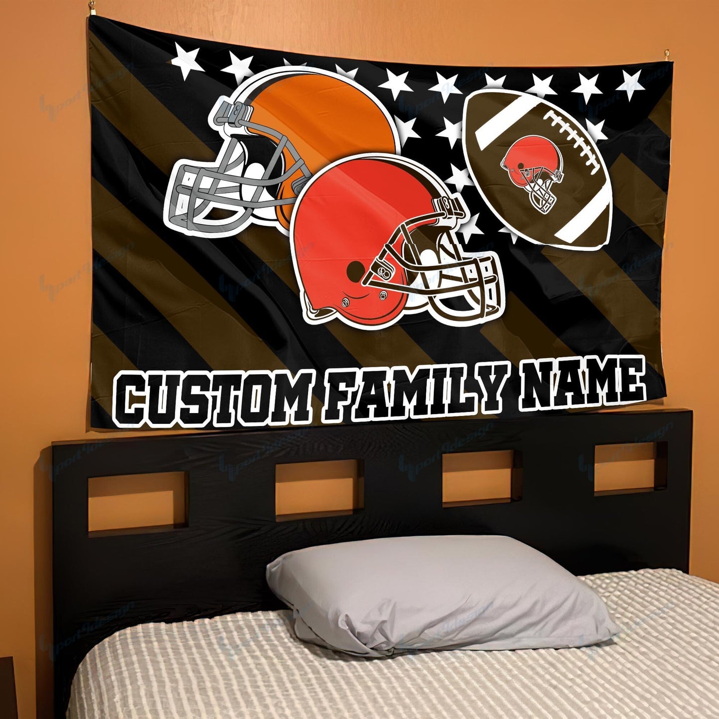 Cleveland Browns Personalized Flag 71