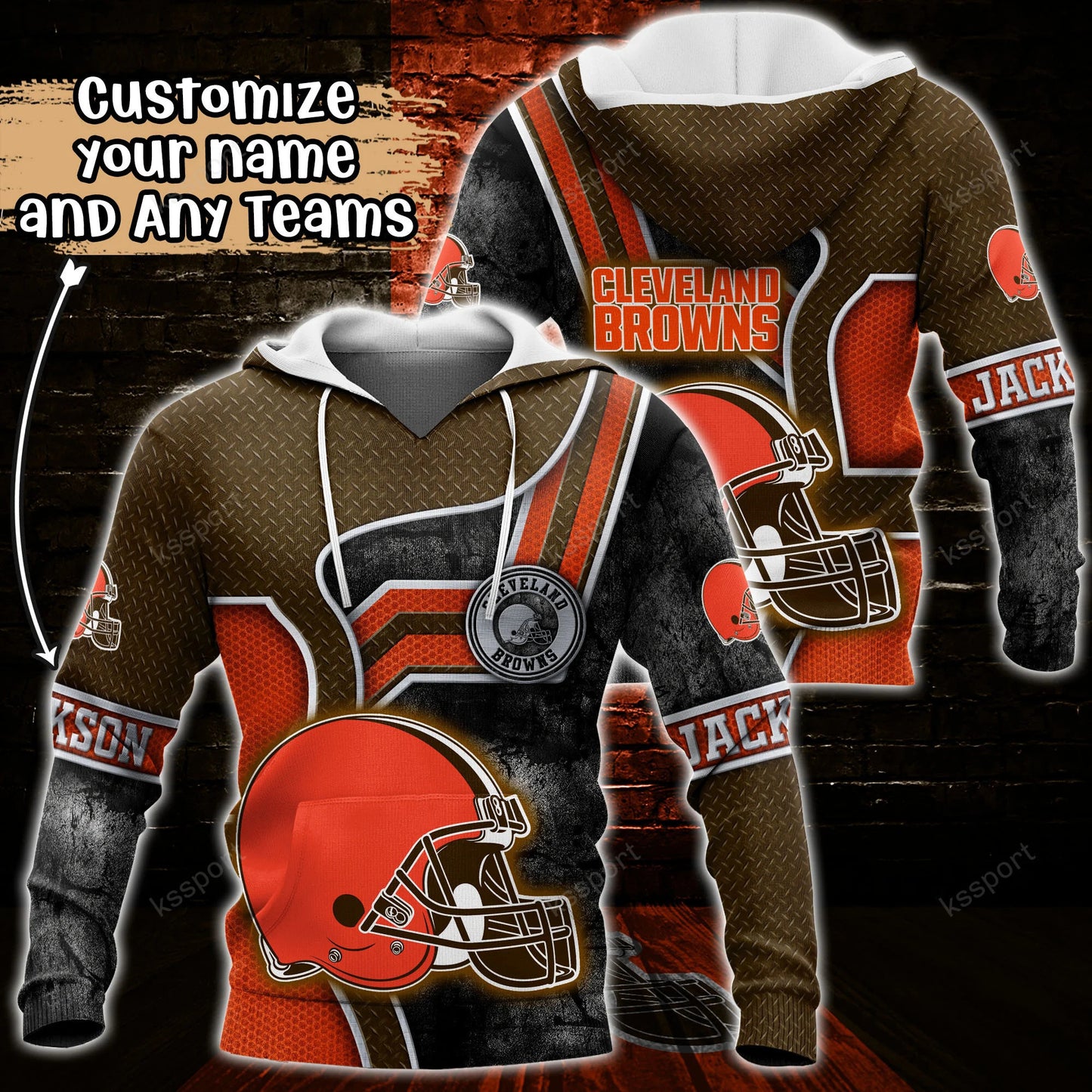 Cleveland Browns Personalized Hoodie BG891