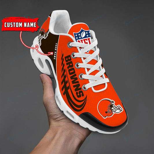 Cleveland Browns Personalized Plus T-N Youth Sneakers BG04