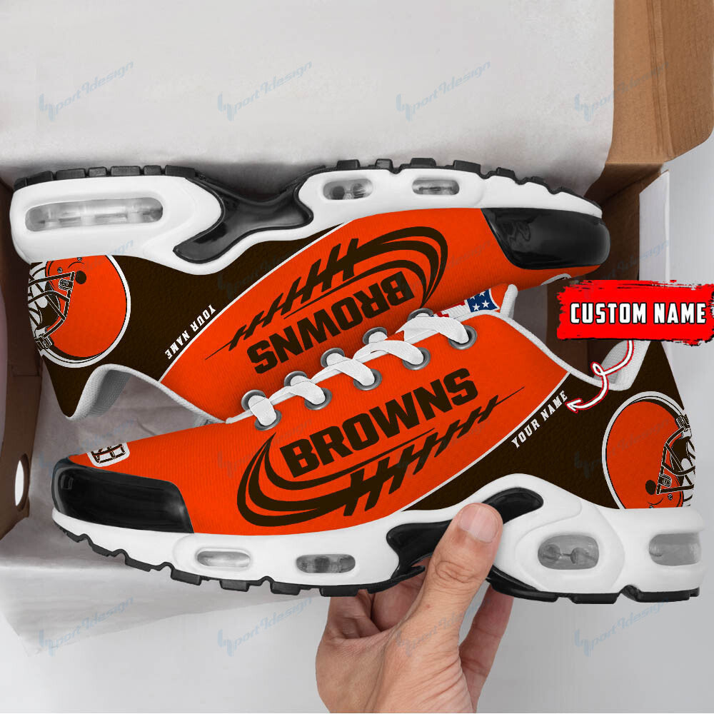 Cleveland Browns Personalized Plus T-N Youth Sneakers BG04