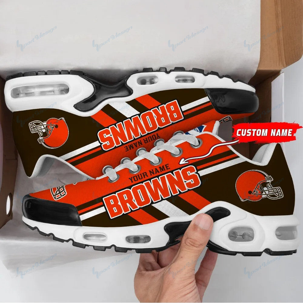 Cleveland Browns Personalized Plus T-N Youth Sneakers BG55