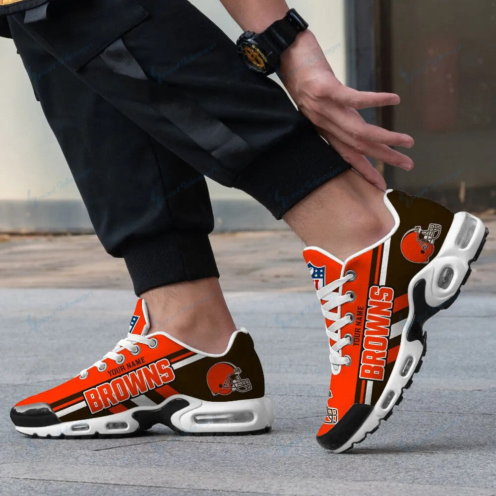 Cleveland Browns Personalized Plus T-N Youth Sneakers BG55