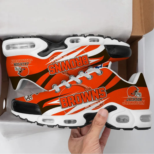 Cleveland Browns Personalized Plus T-N Youth Sneakers BG87