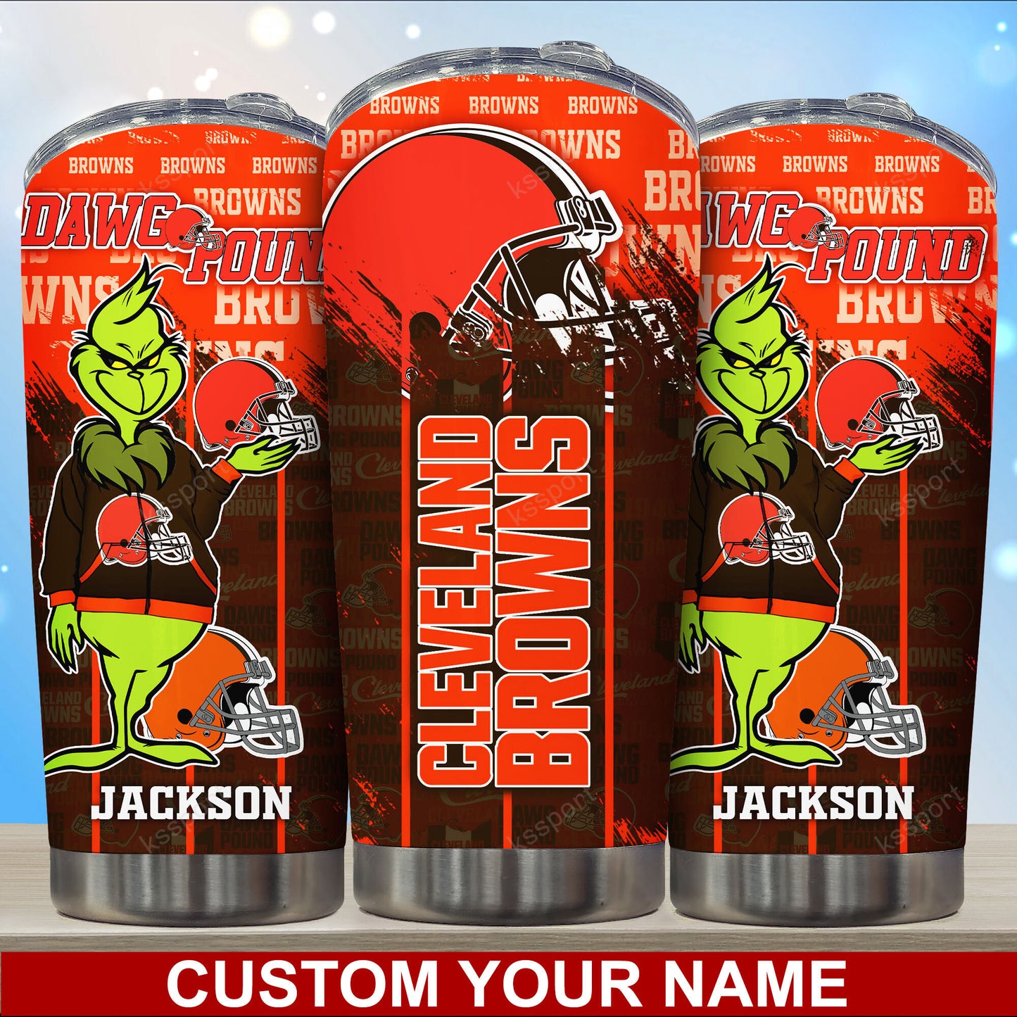 Cleveland Browns Personalized Tumbler BG96