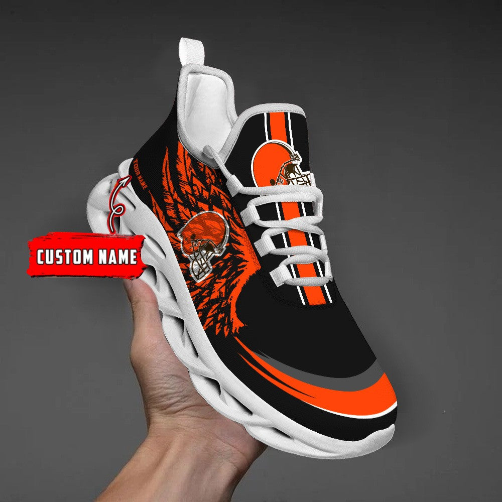 Cleveland Browns Personalized Yezy Running Sneakers BB661
