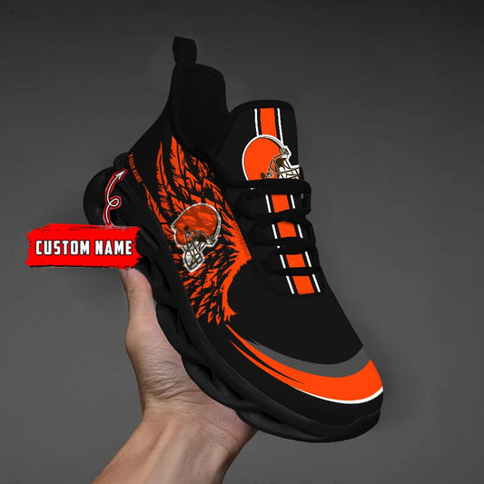 Cleveland Browns Personalized Yezy Running Sneakers BB661