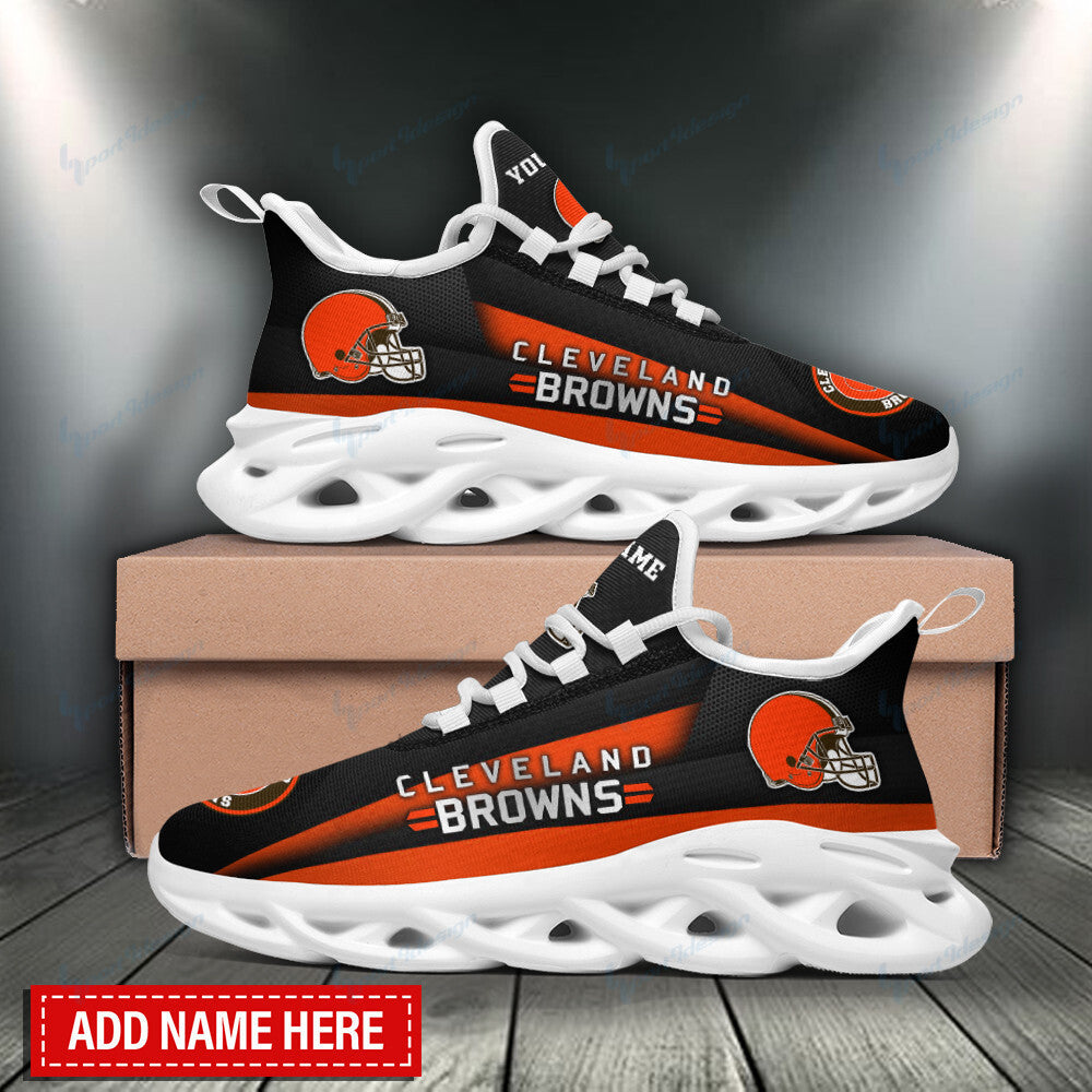 Cleveland Browns Personalized Yezy Running Sneakers BB800