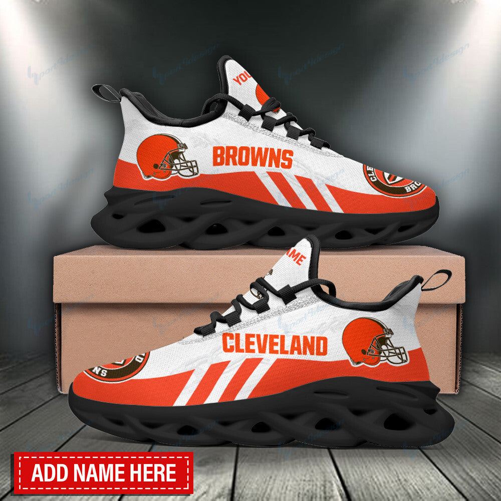 Cleveland Browns Personalized Yezy Running Sneakers BB868