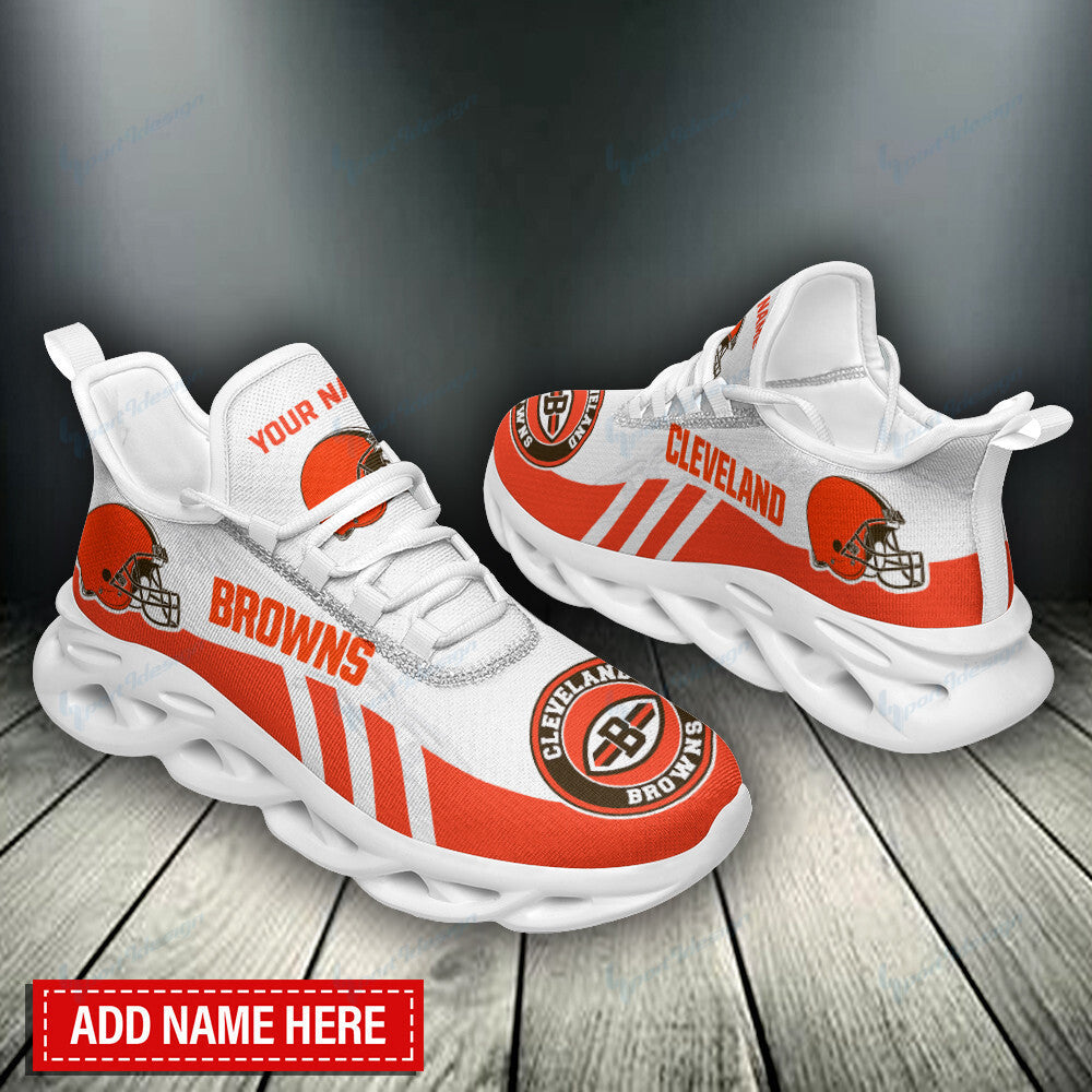 Cleveland Browns Personalized Yezy Running Sneakers BB868