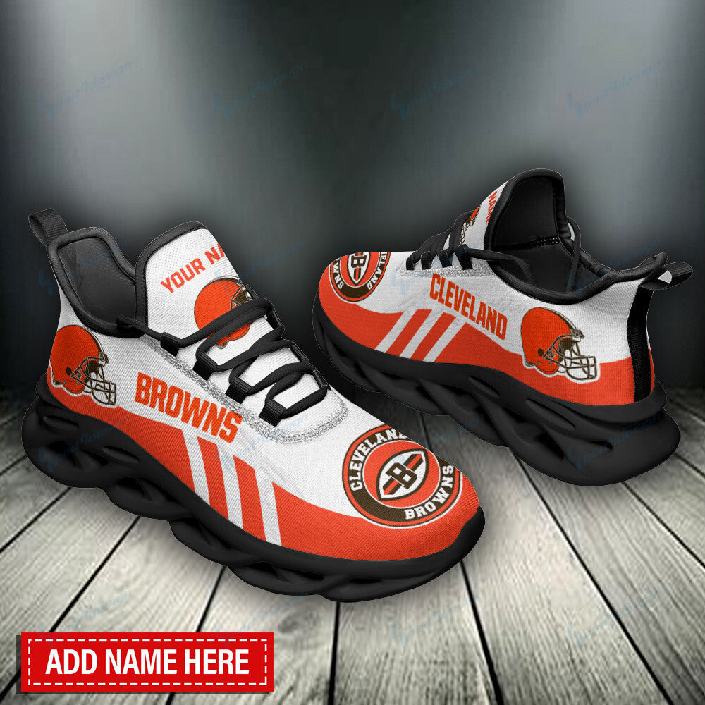 Cleveland Browns Personalized Yezy Running Sneakers BB868
